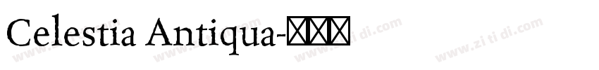 Celestia Antiqua字体转换